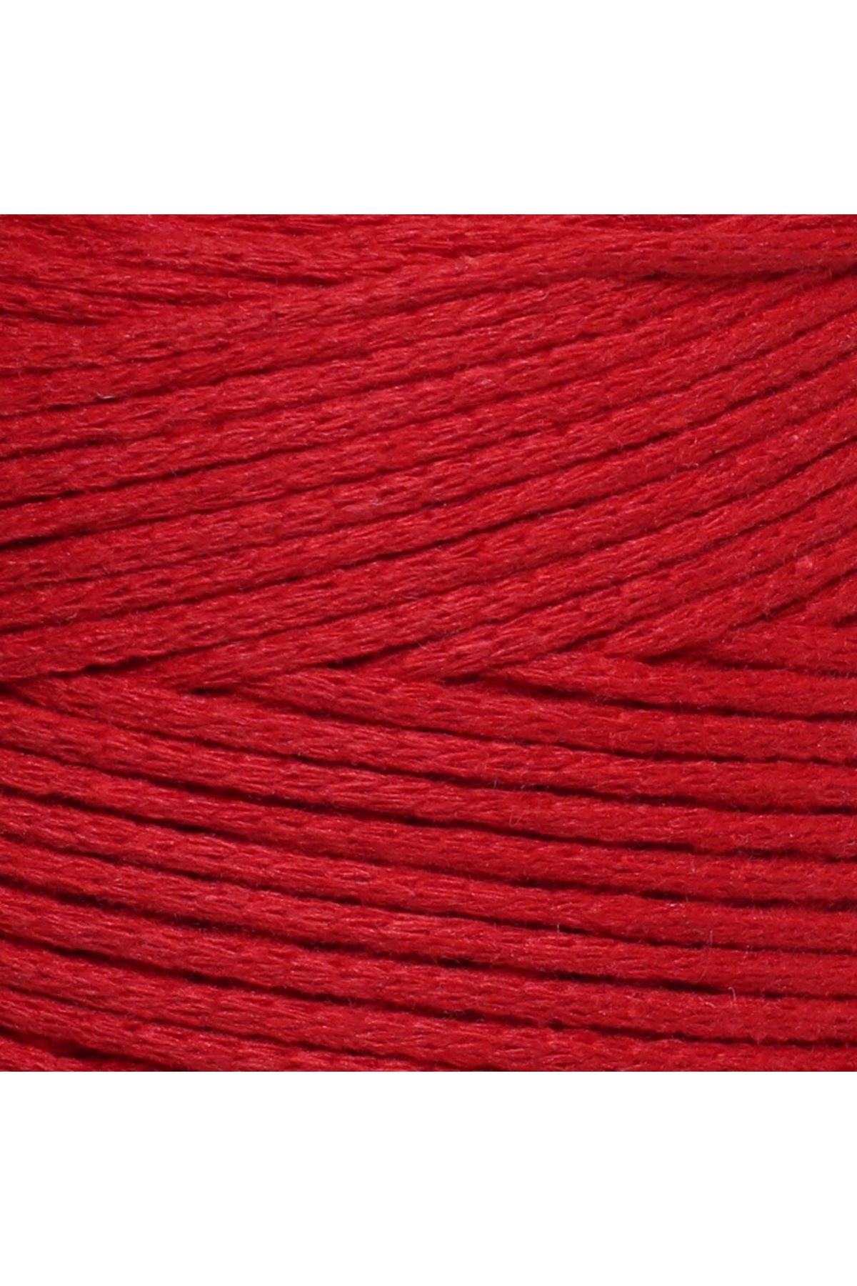 Loren Cotton Macrame Kırmızı - R095 - 34374