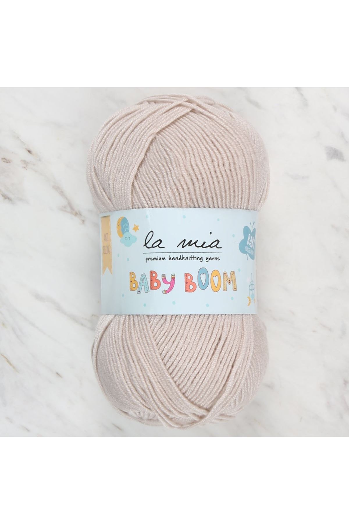 La Mia Baby Boom Bej El Örgü İpi - 310 - 34263