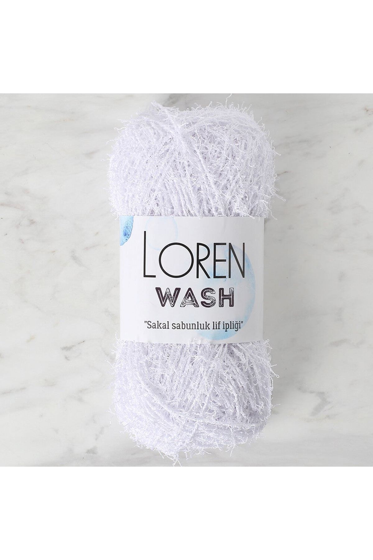 Loren Wash Optik Beyaz El Örgü İpi - R001 - 34262