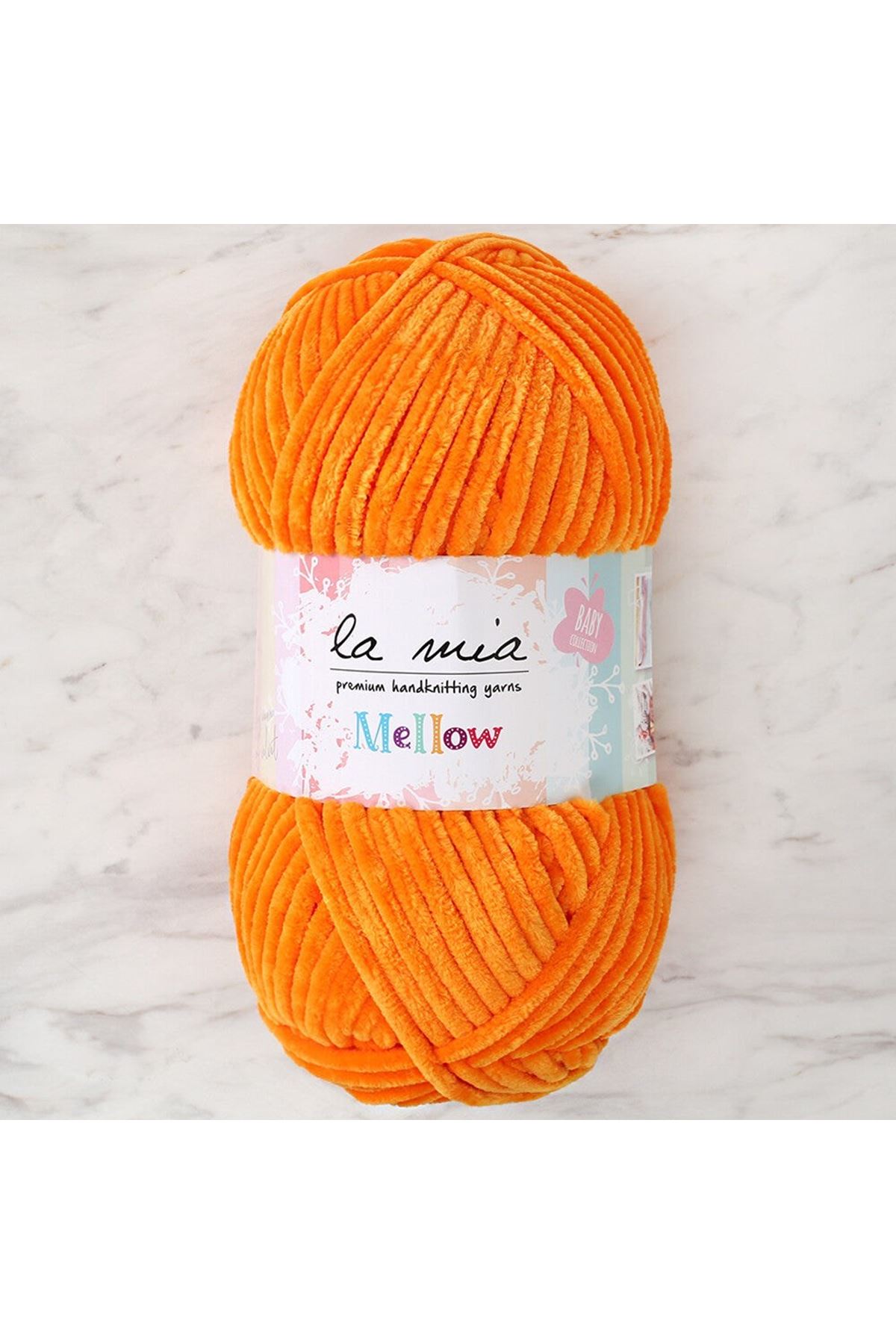 La Mia Mellow Neon Turuncu El Örgü İpi - 937 - 34173