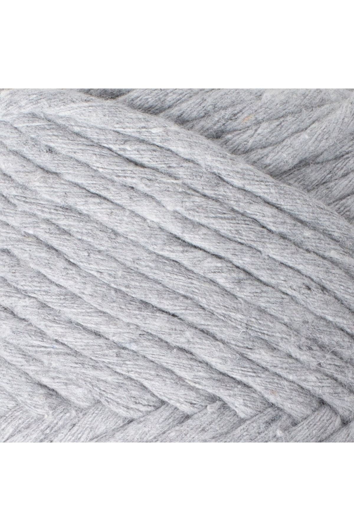 La Mia Boho Açık Gri Büküm Makrome İpi - L044 - 34210