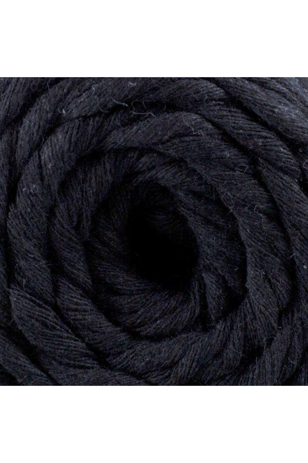 La Mia Boho Slim Siyah El Örgü İpi -L006 - 34203