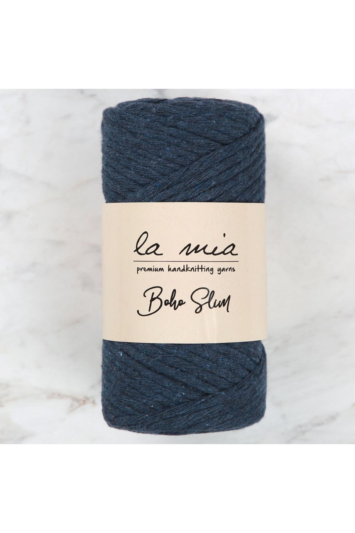 La Mia Boho Slim Lacivert El Örgü İpi -L023 - 34202
