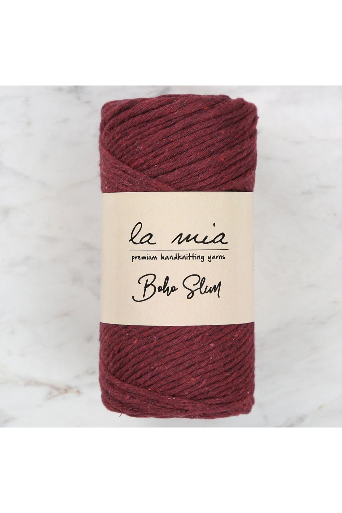 La Mia Boho Slim Bordo El Örgü İpi -L065 - 34200