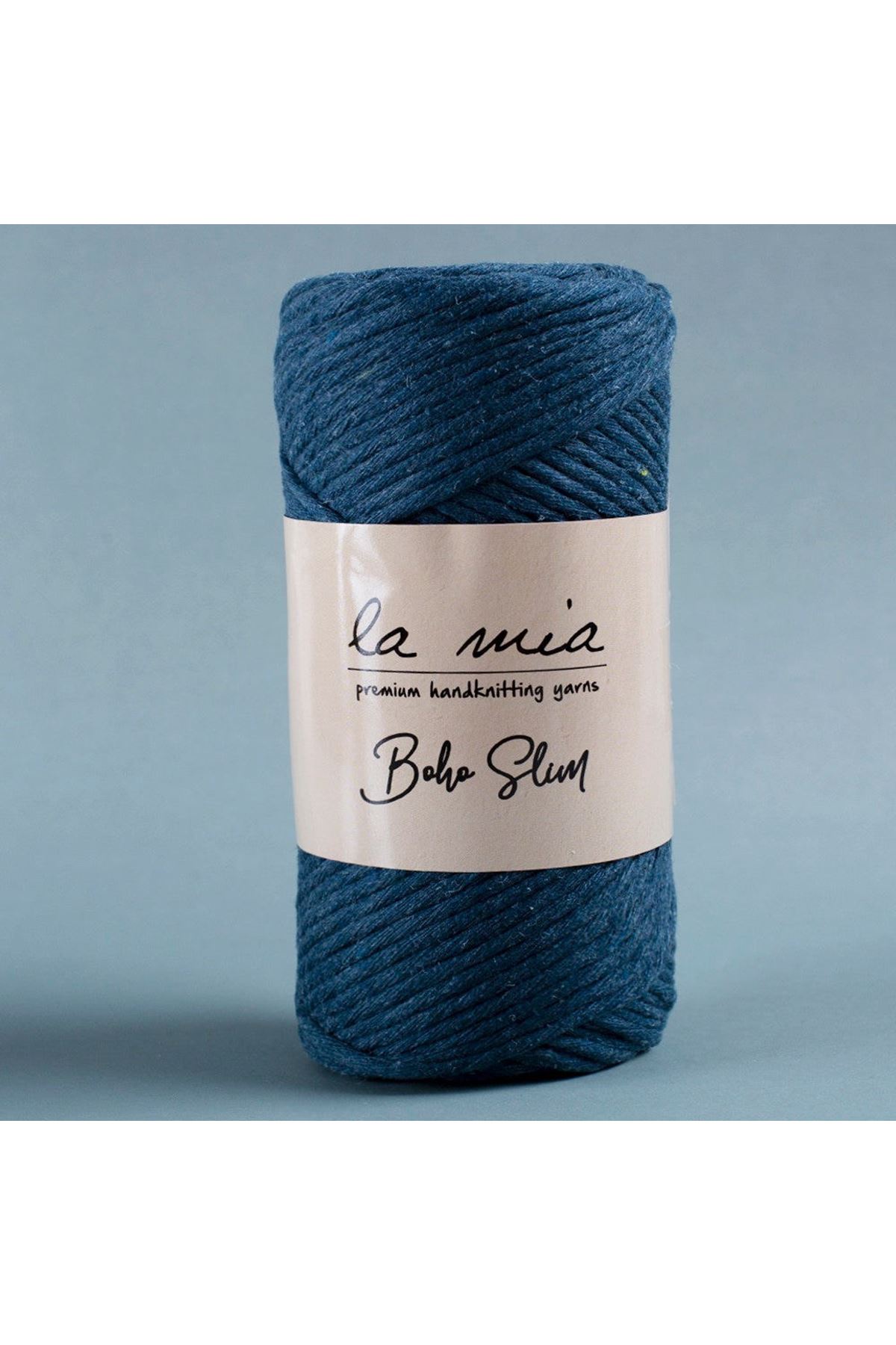 La Mia Boho Slim Havacı Mavi El Örgü İpi -L110 - 34199