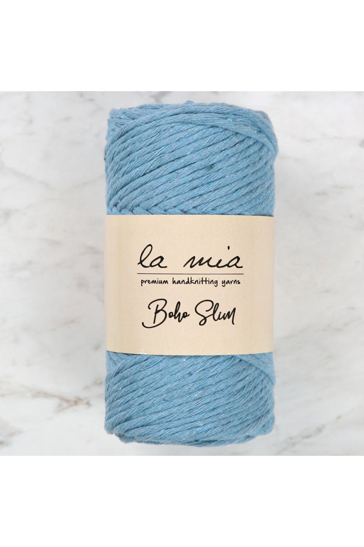 La Mia Boho Slim Havacı Mavi El Örgü İpi -L110 - 34199