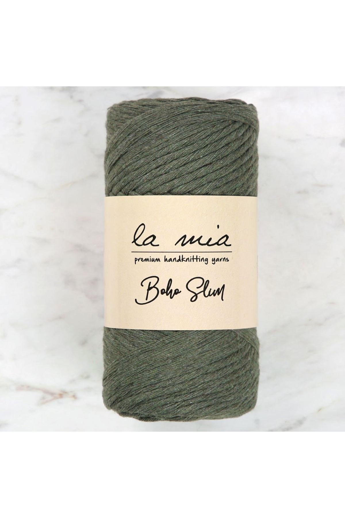 La Mia Boho Slim Haki El Örgü İpi -L216 - 34198