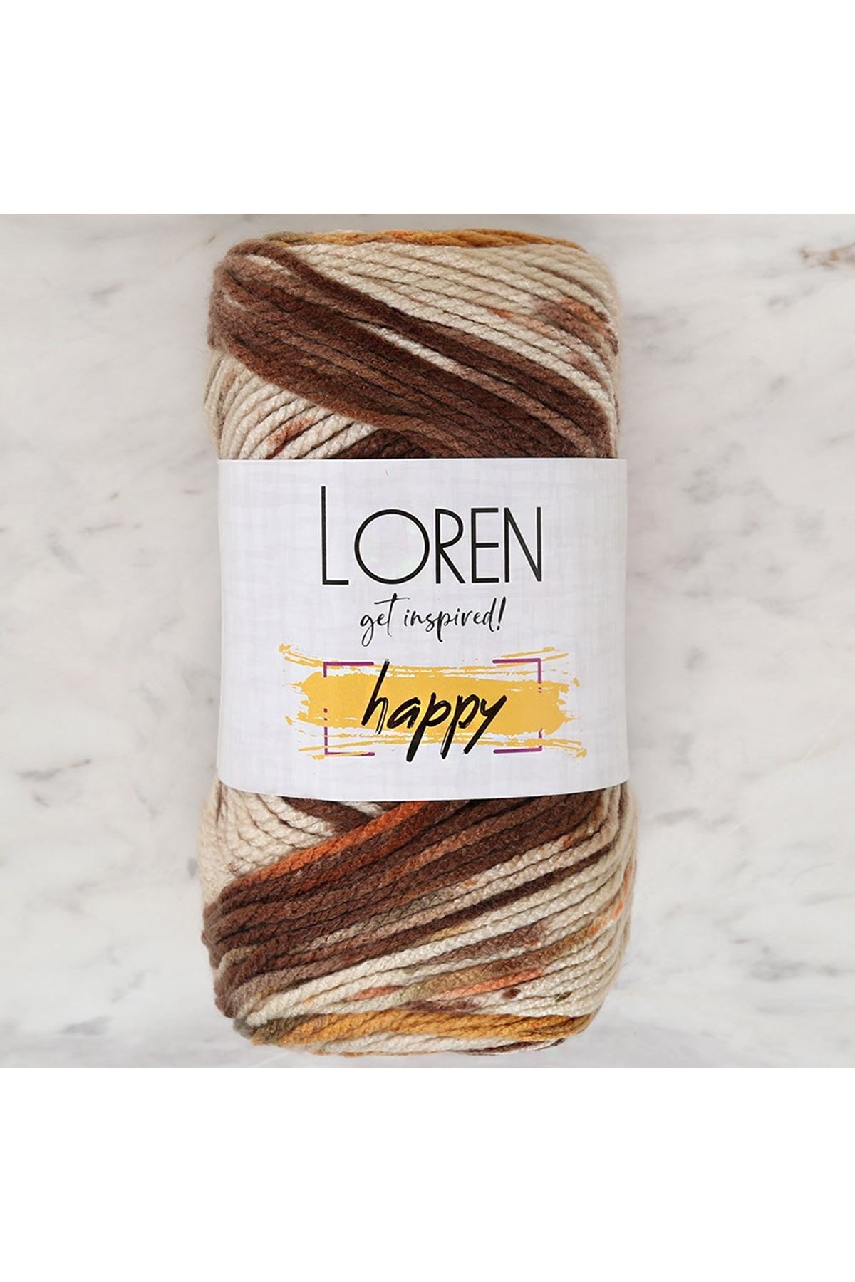 Loren Happy Ebruli El Örgü İpi - RH007 - 34292