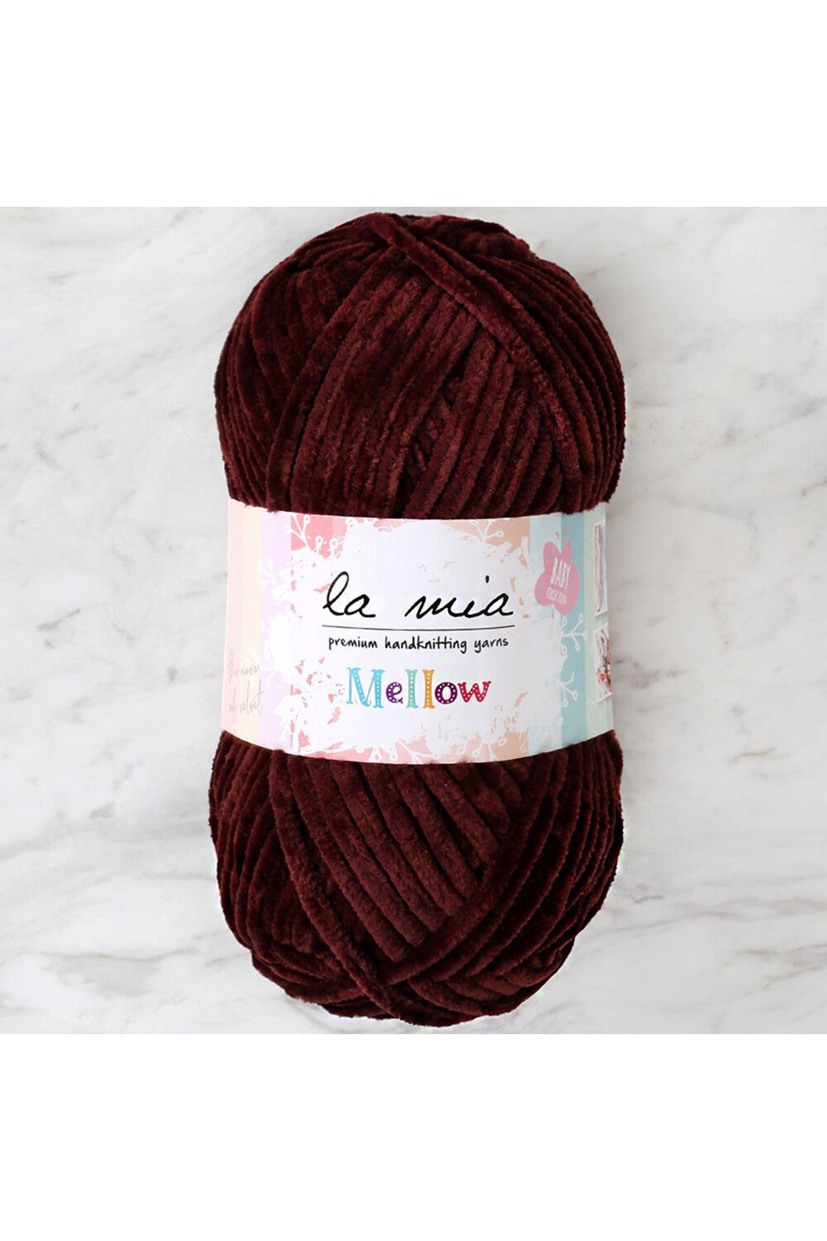 La Mia Mellow Kahverengi El Örgü ipi - 920 - 34165