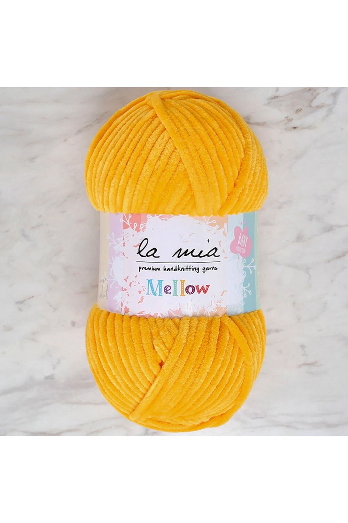 La Mia Mellow Sarı El Örgü İpi - 947 - 34181