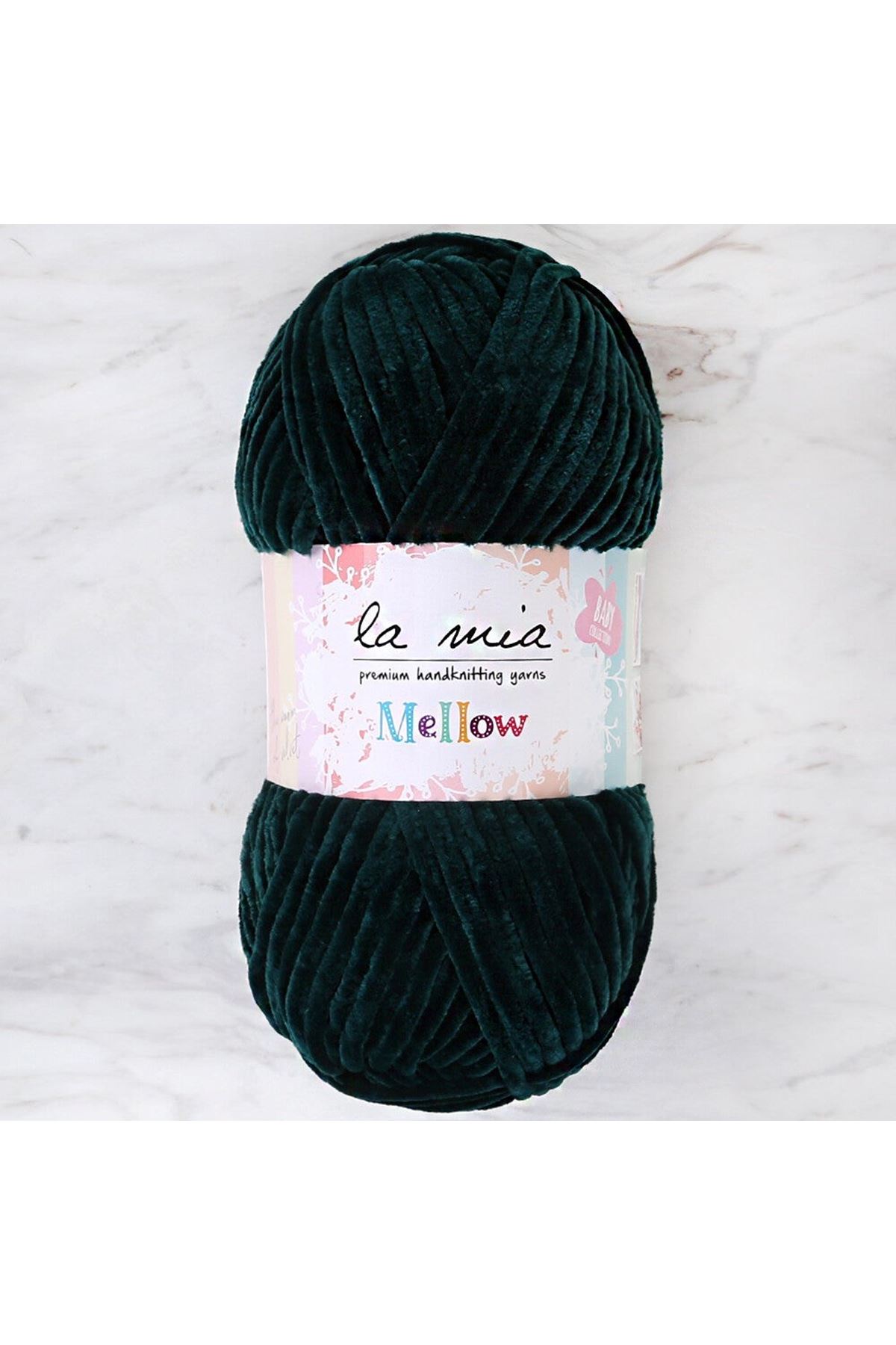 La Mia Mellow Koyu Yeşil El Örgü İpi - 946 - 34180