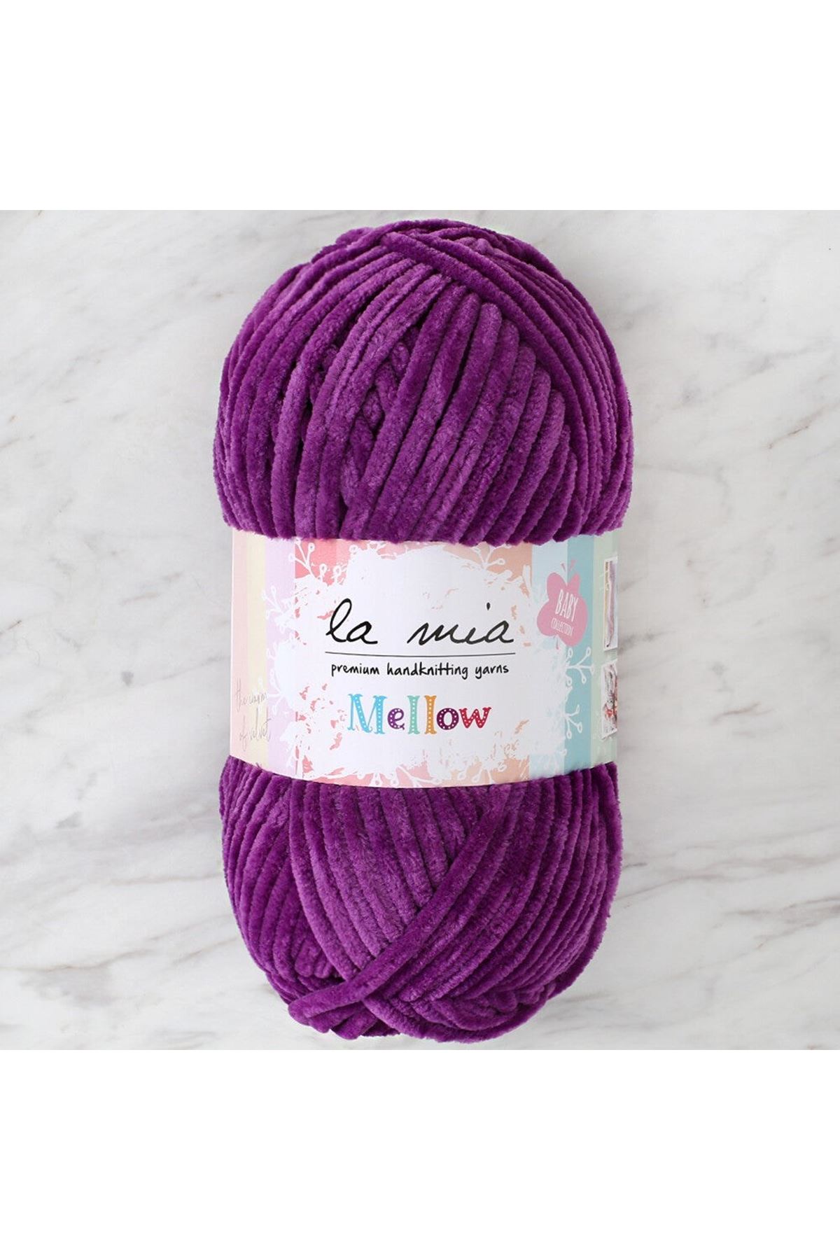 La Mia Mellow Mor El Örgü İpi - 940 - 34176