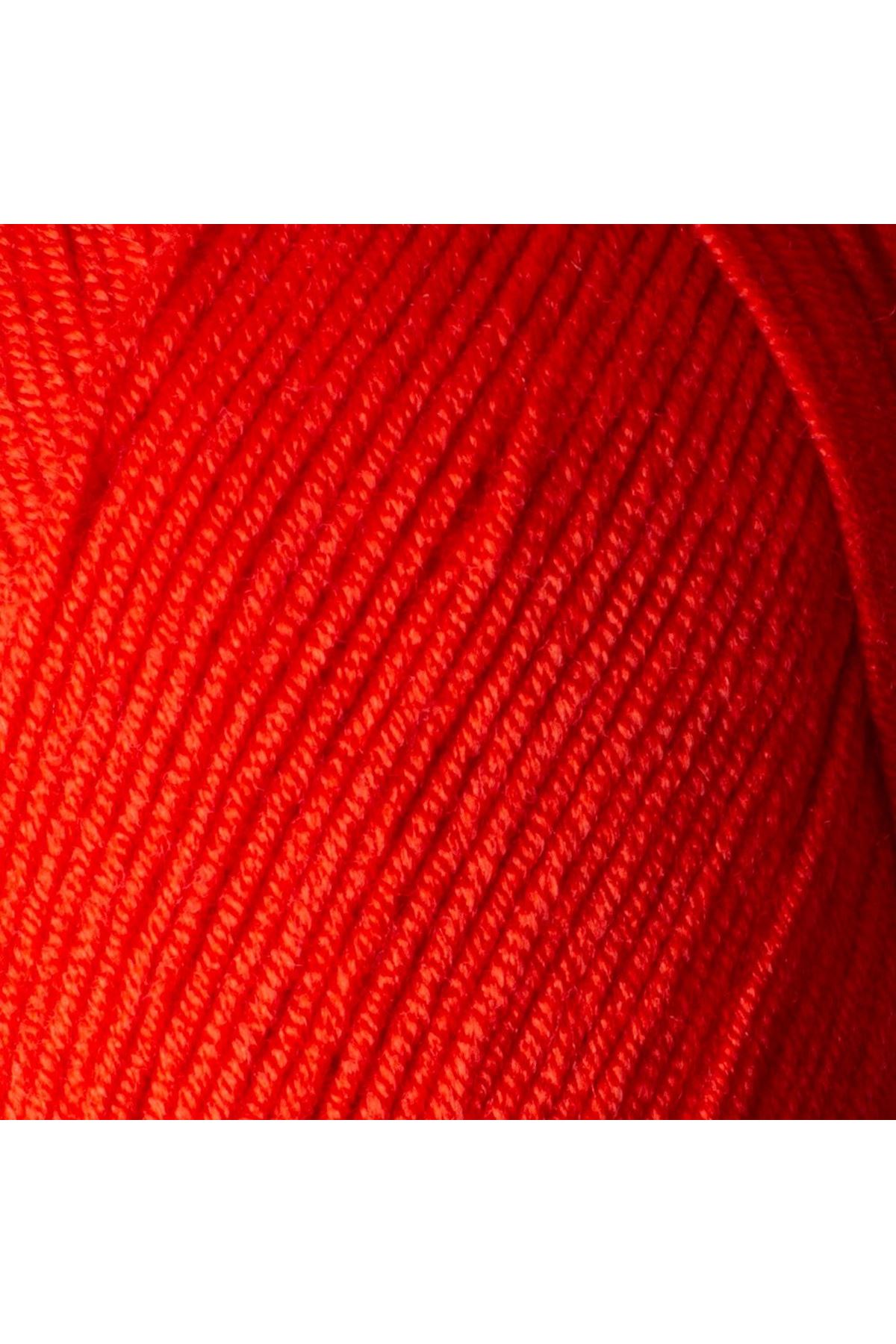 La Mia Baby Boom Kırmızı El Örgü İpi - 1170 - 34108