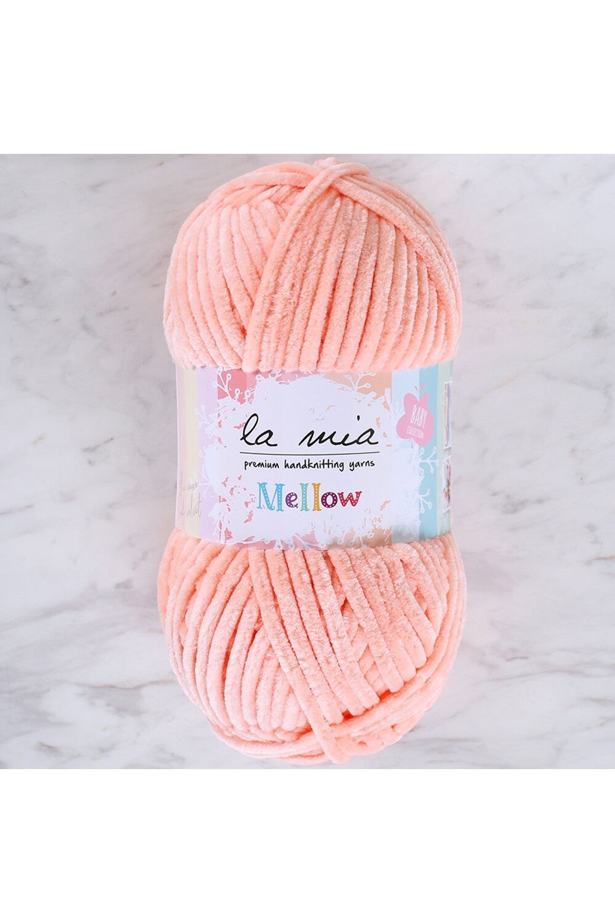 La Mia Mellow Pembe El Örgü İpi - 906 - 34155