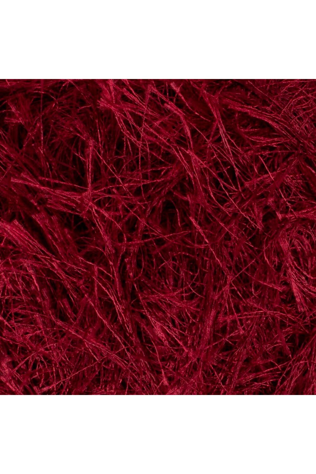 Loren Furry Bordo El Örgü İpi - RF026 - 34054