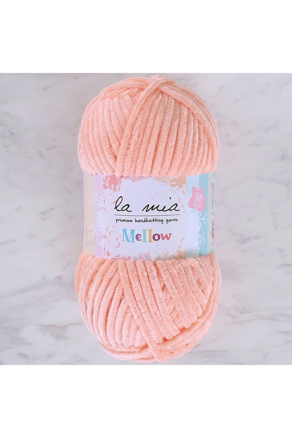 La Mia Mellow Pembe El Örgü İpi - 906 - 34155