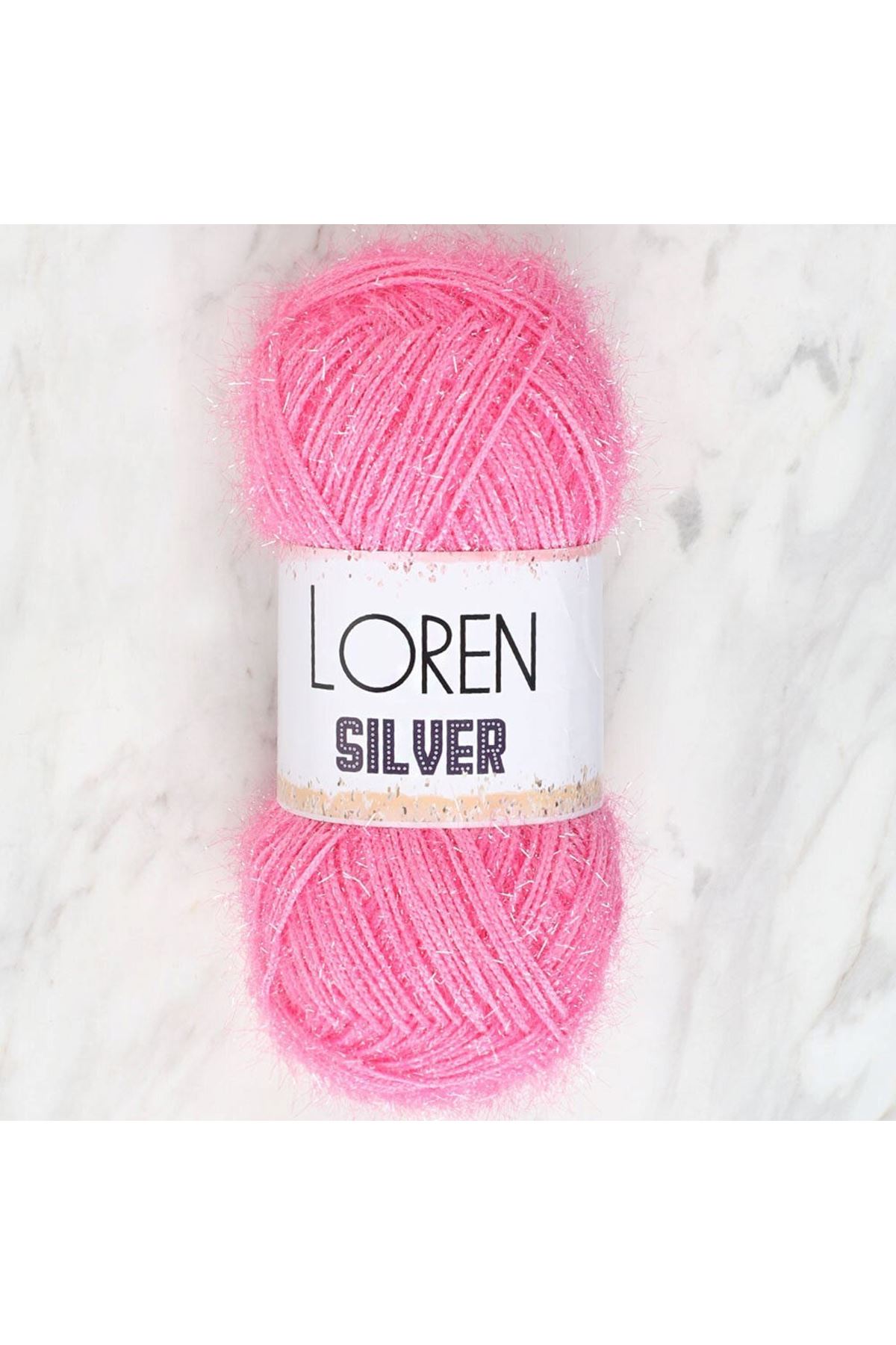 Loren Silver Bebe Pembe El Örgü İpi - RS0014 - 34075