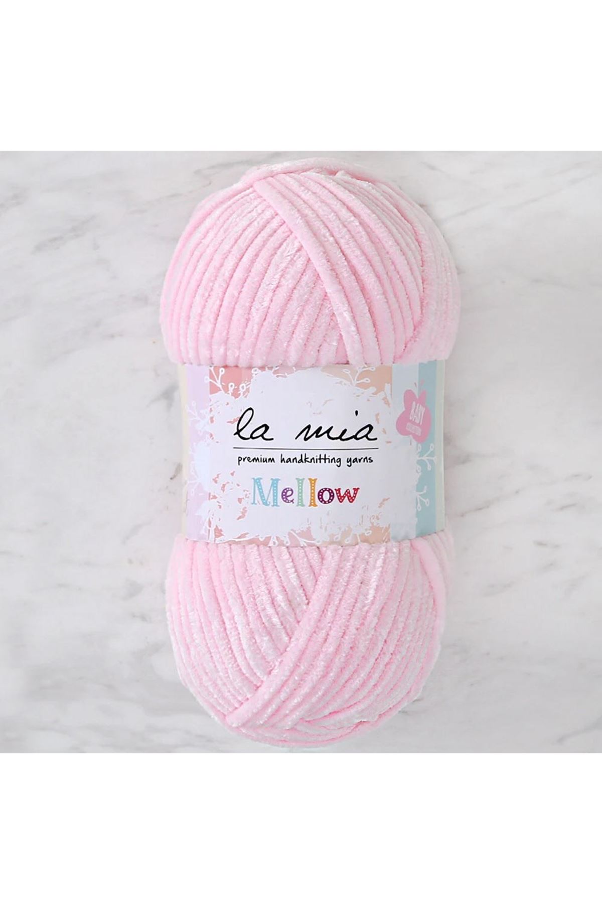 La Mia Mellow Pembe El Örgü İpi - 904 - 34153