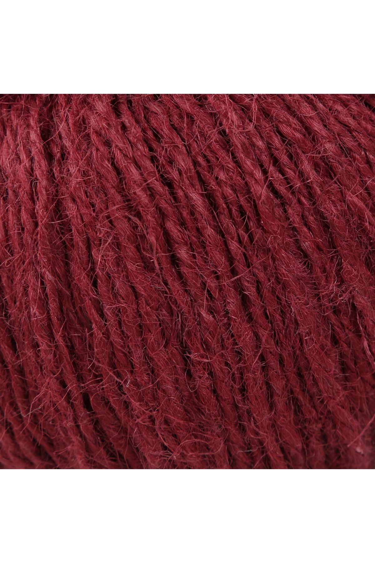 La Mia Natural Jute Twine 100 gr Bordo Jüt İp - L211 - 34105