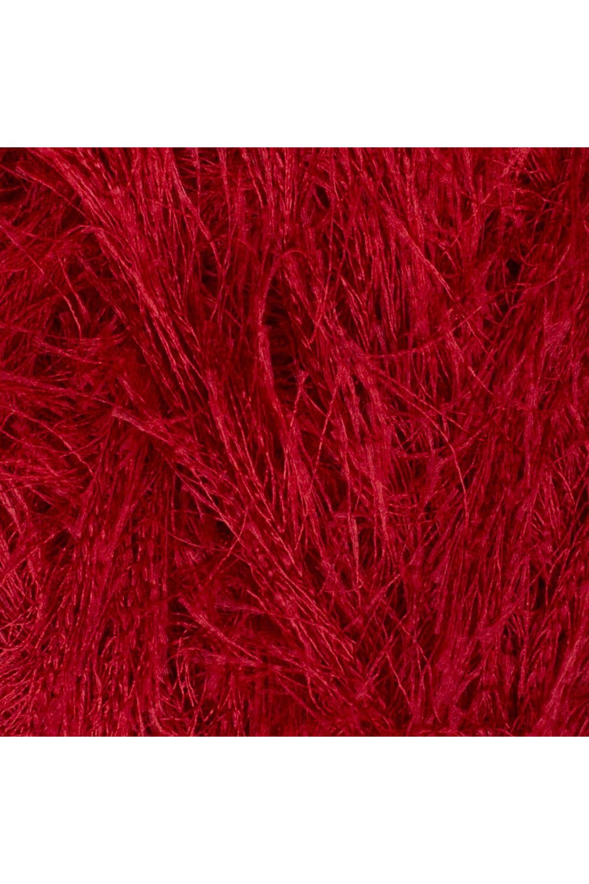 Loren Furry Koyu Kırmızı El Örgü İpi - RF024 - 34052
