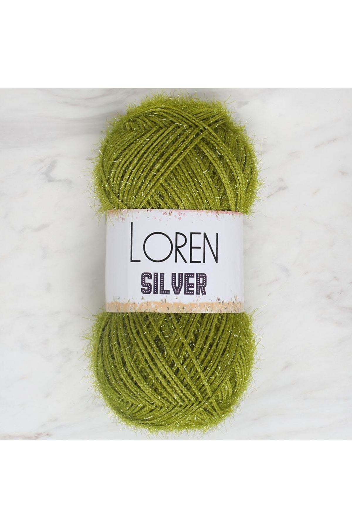 Loren Silver Yeşil El Örgü İpi - RS0044 - 34100