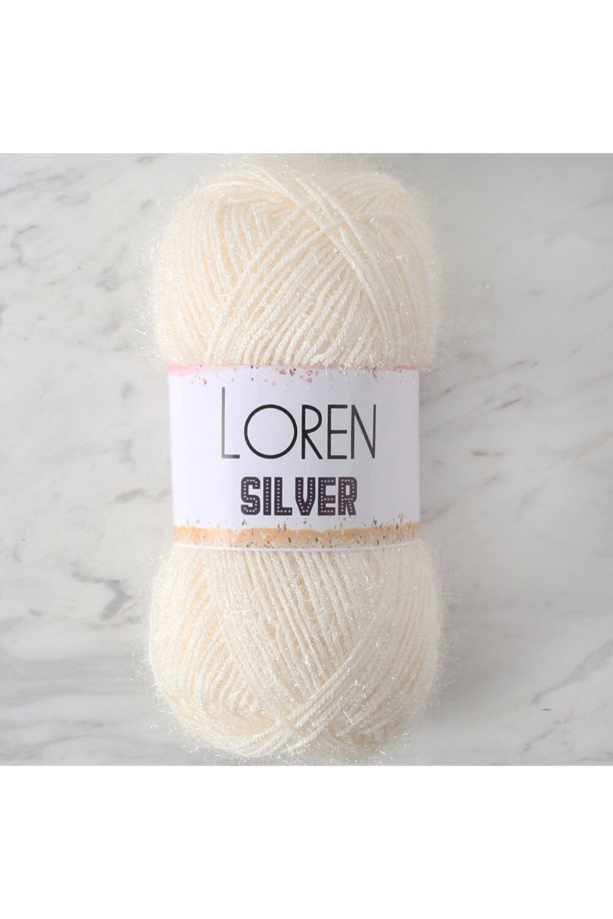 LOREN SILVER BEYAZ EL ÖRGÜ İPİ - RS0064 - 34070