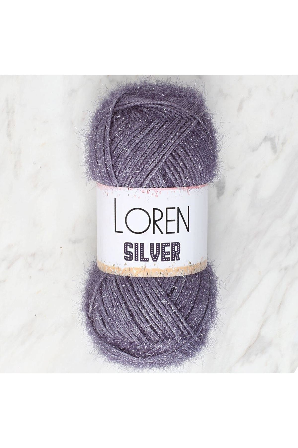 Loren Silver Antrasit El Örgü İpi - RS0036 - 34098