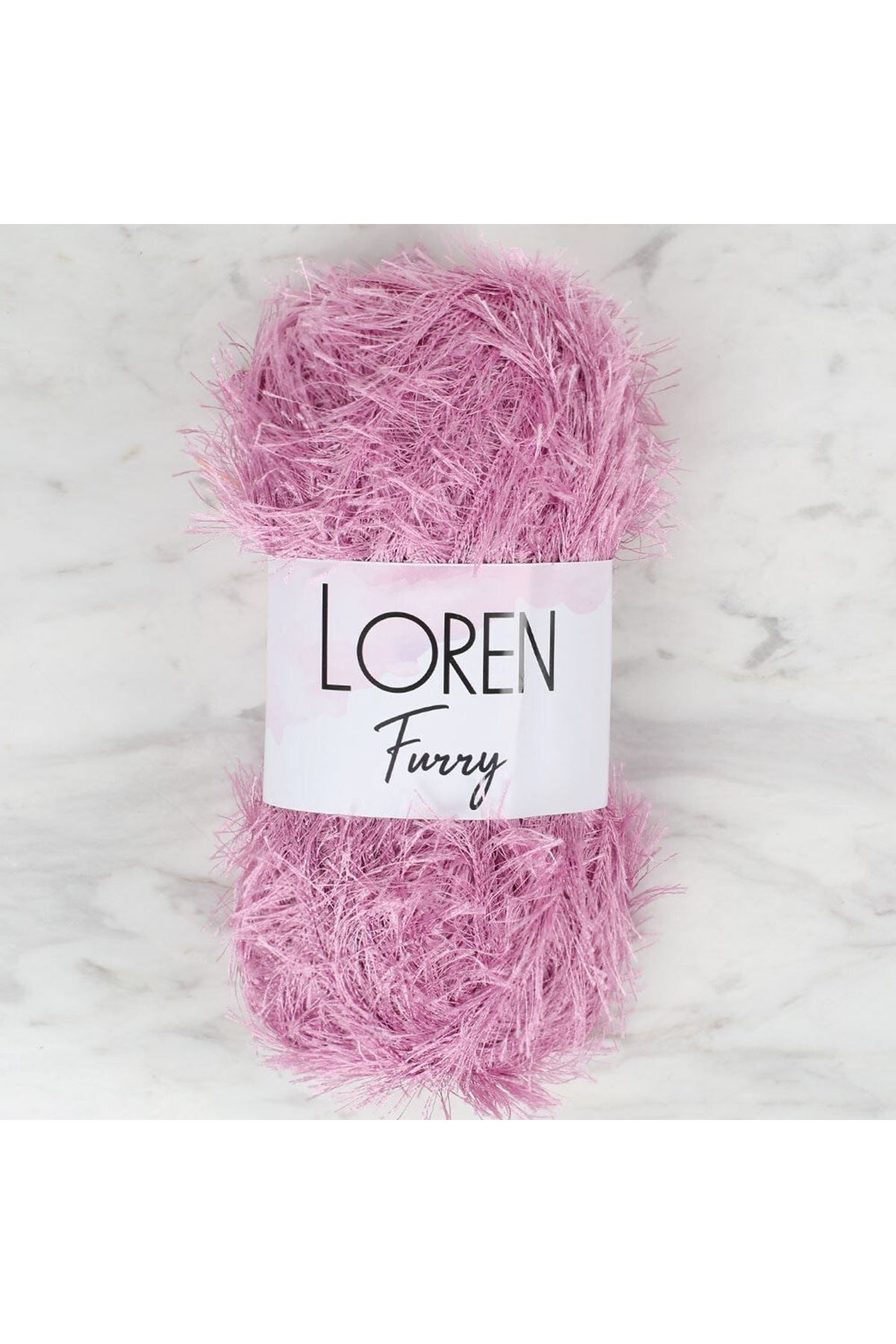 Loren Furry Gül Kurusu El Örgü İpi - RF012 - 34048