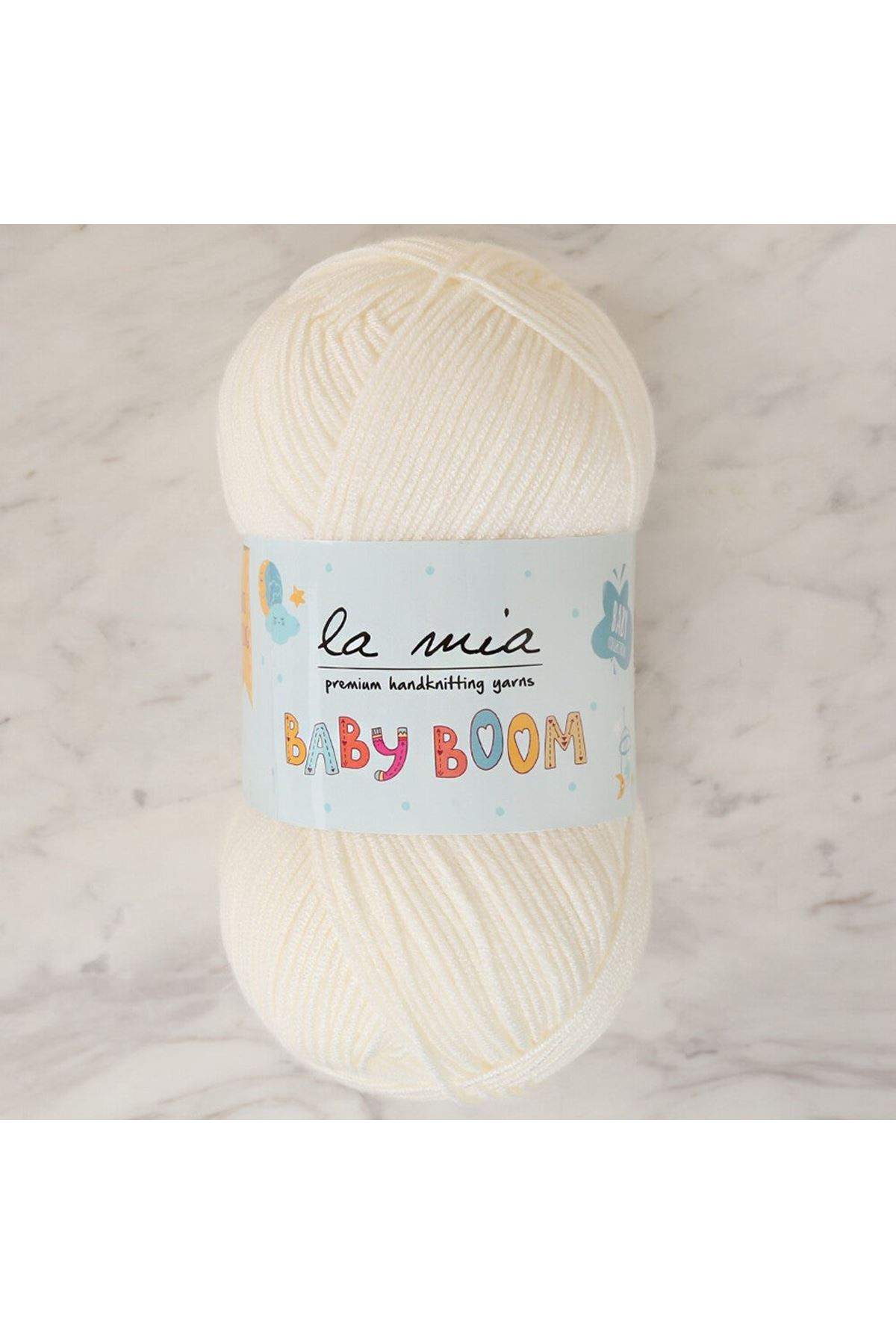 La Mia Baby Boom Ekru El Örgü İpi - 19 - 34116