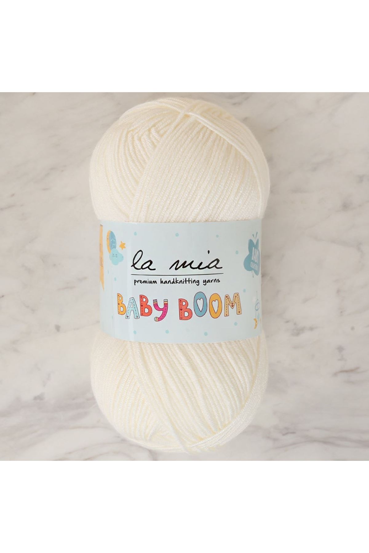 La Mia Baby Boom Ekru El Örgü İpi - 19 - 34116