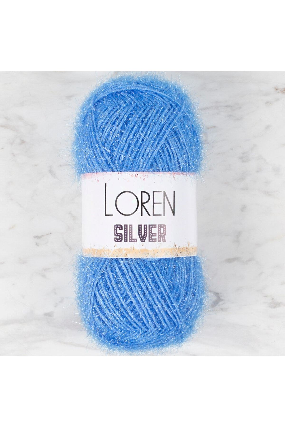 Loren Silver Açık Mavi El Örgü İpi - RS0007 - 34091