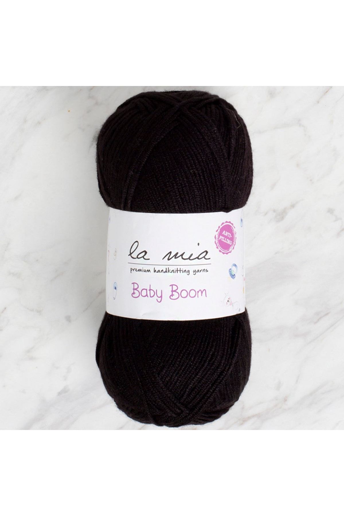 La Mia Baby Boom Siyah El Örgü İpi - 940 - 34114
