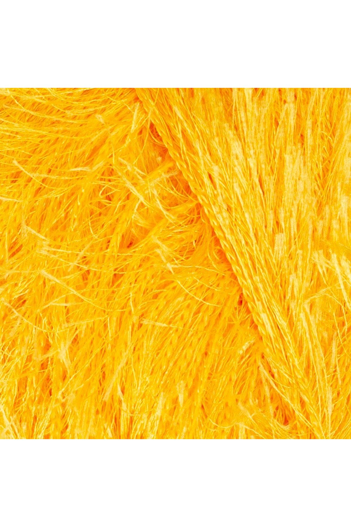 Loren Furry Hardal Sarısı El Örgü İpi - RF075 - 34063