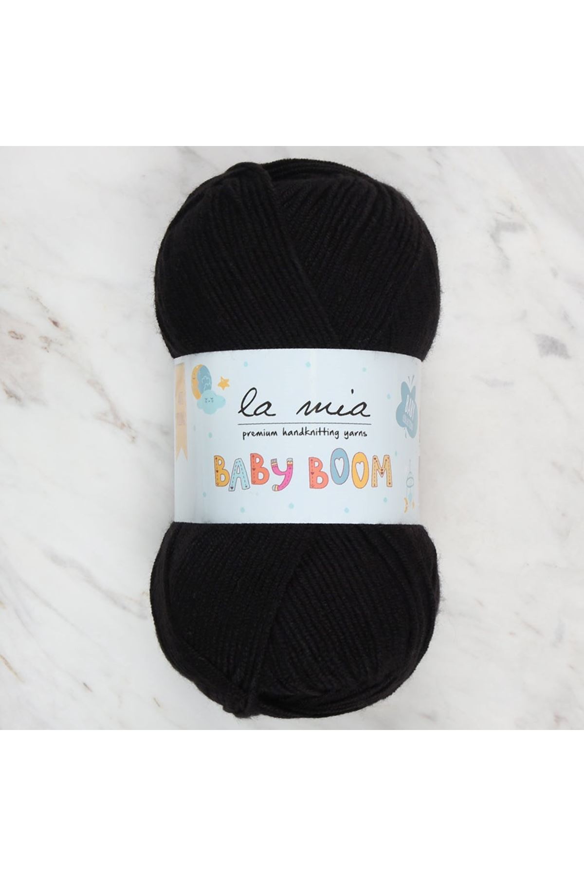 La Mia Baby Boom Siyah El Örgü İpi - 940 - 34114