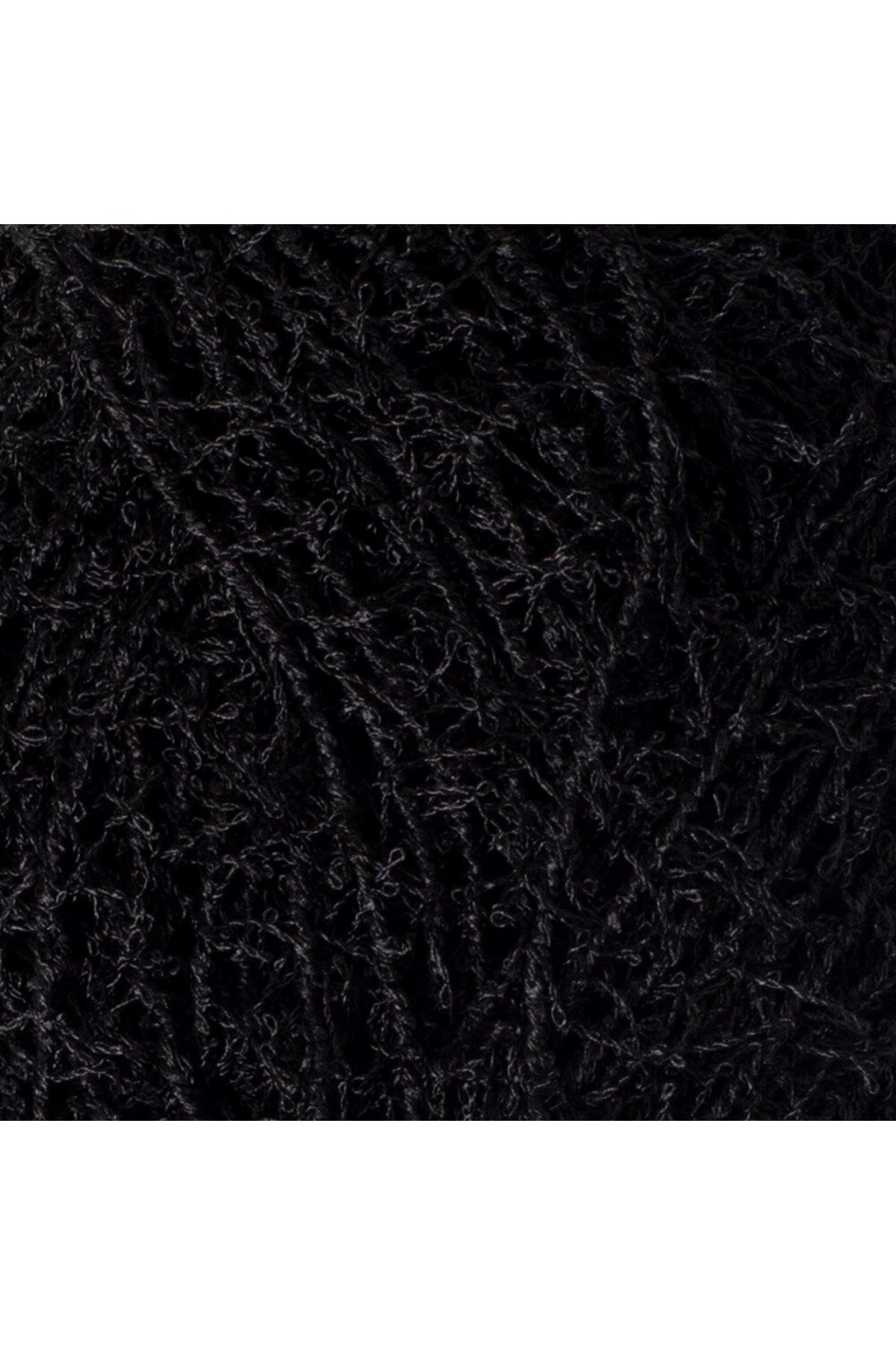 Loren Wash Siyah El Örgü İpi - R004 - 34041