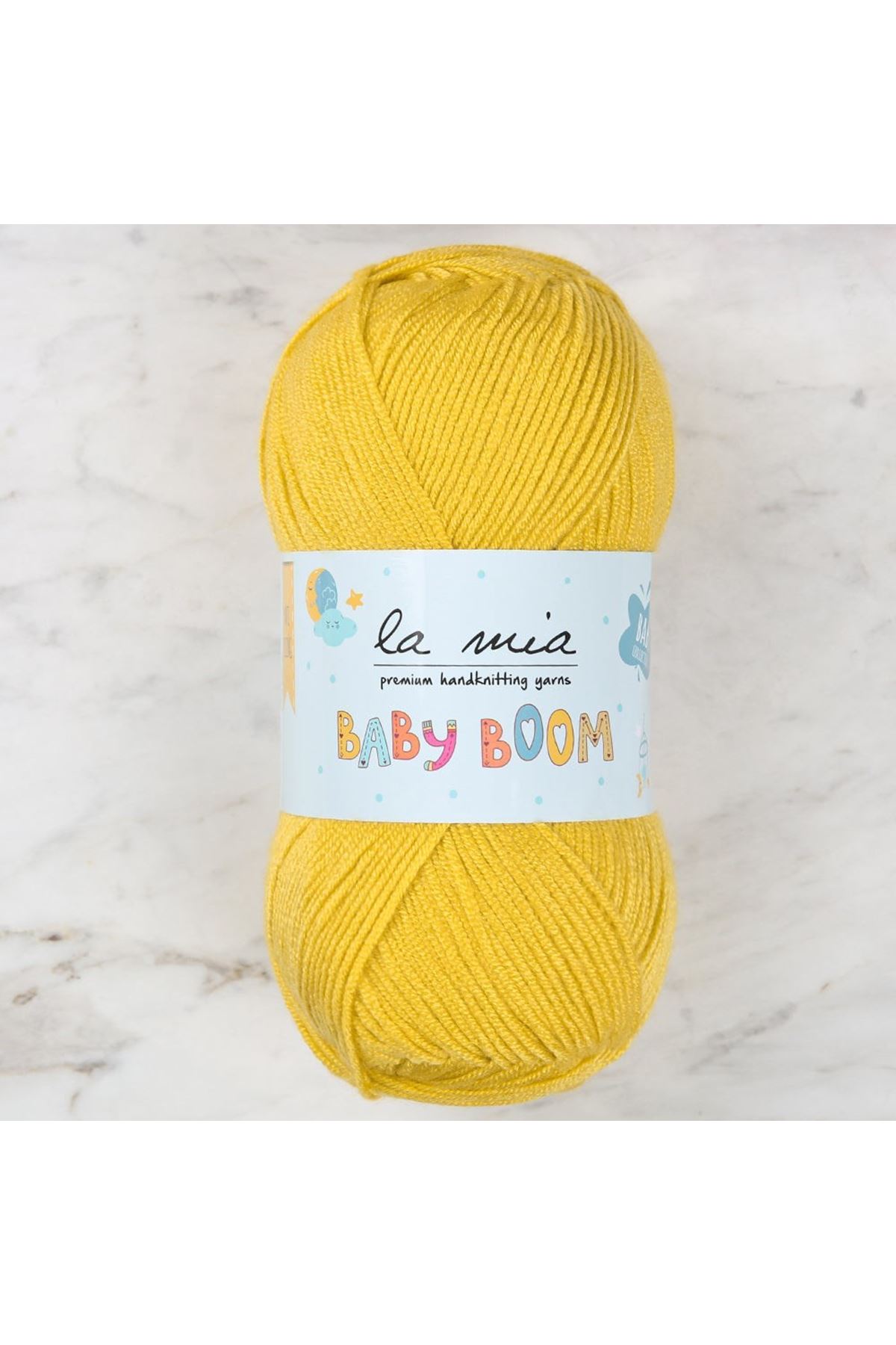 La Mia Baby Boom Sarı El Örgü İpi - 1321 - 34128