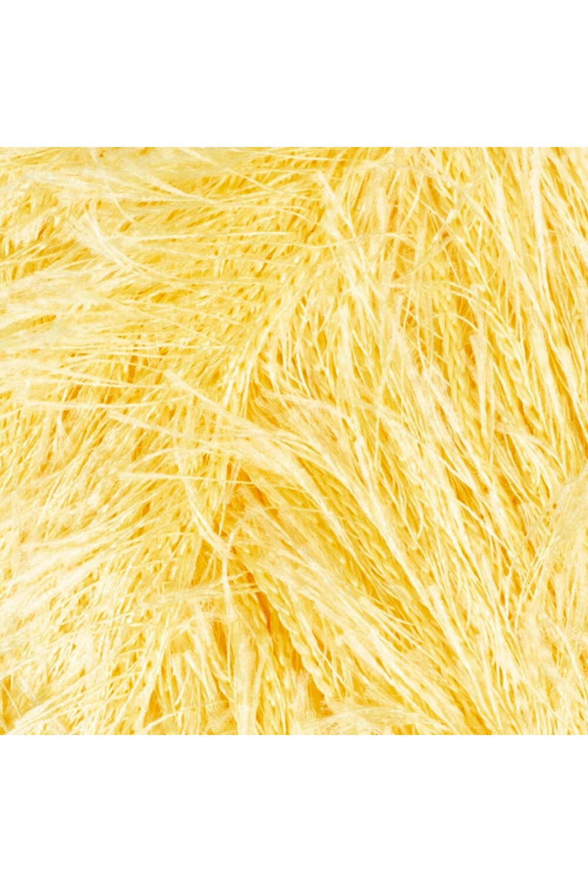 Loren Furry Sarı El Örgü İpi - RF048 - 34059