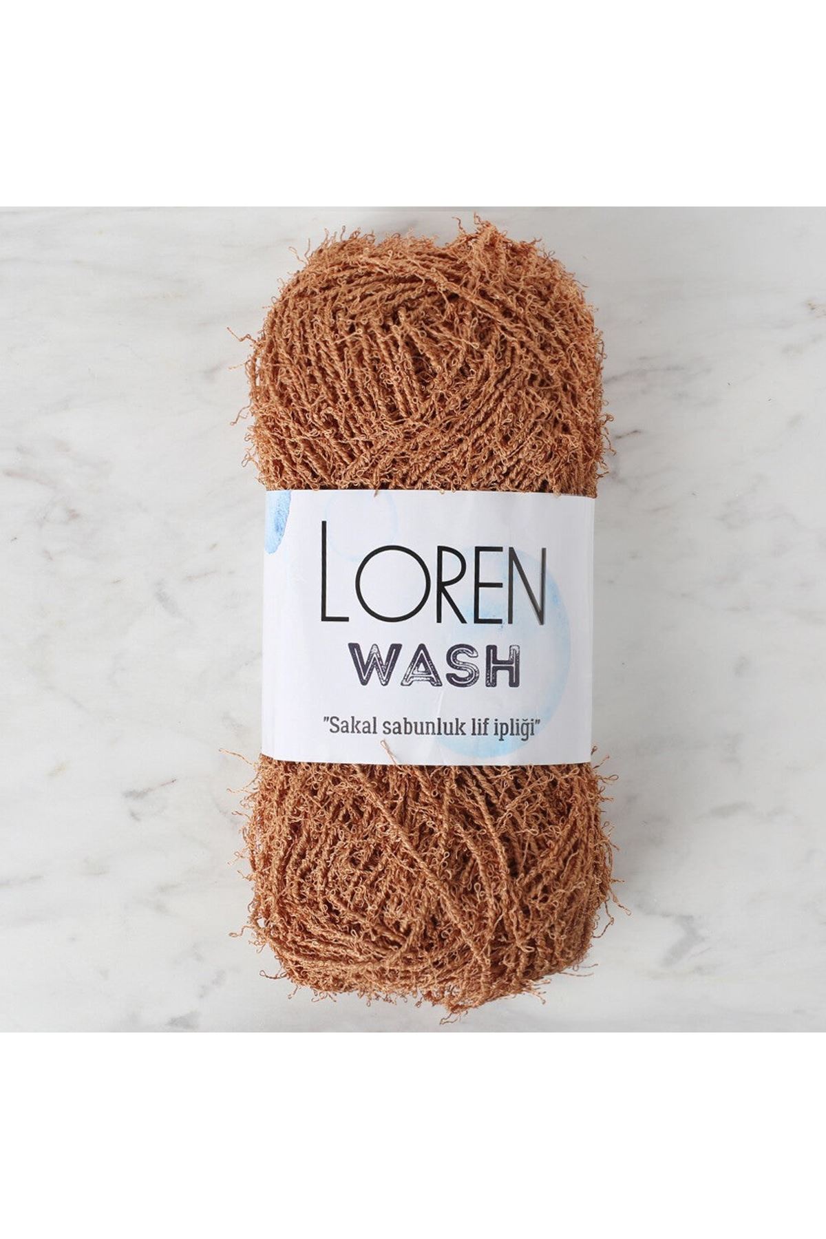 Loren Wash Kahverengi El Örgü İpi - R144 - 34035