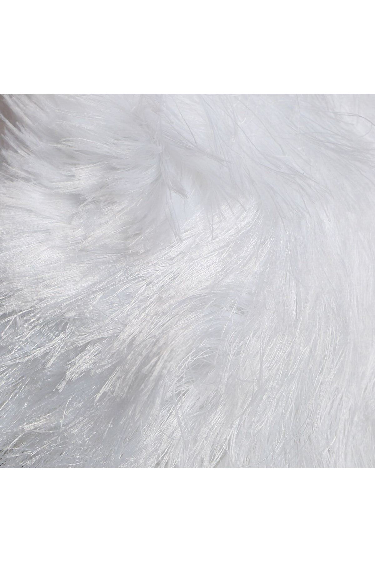 Loren Luna Tavşan Tüyü Beyaz El Örgü İpi - R001 - 34006