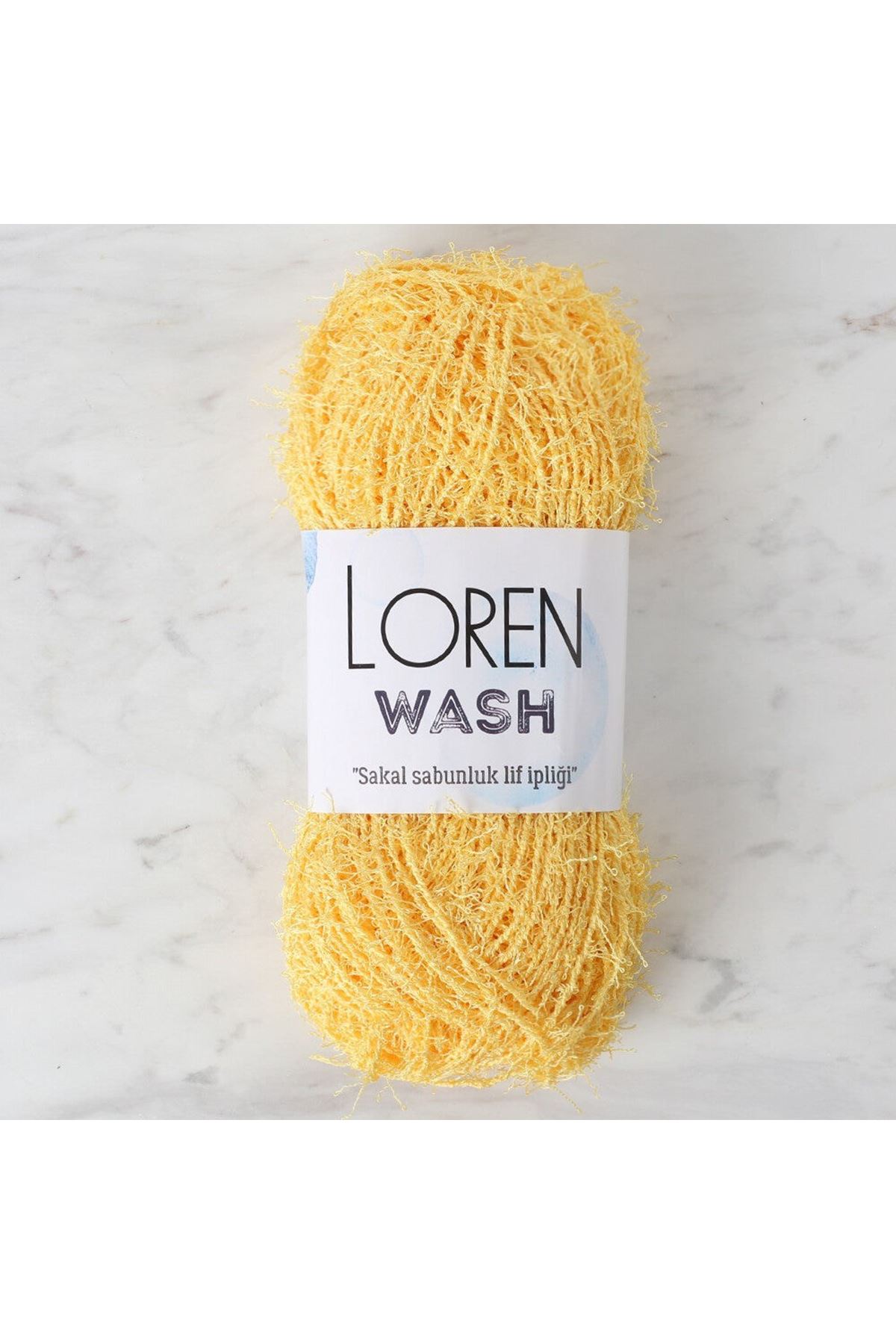 Loren Wash Sarı El Örgü İpi - R086 - 34033