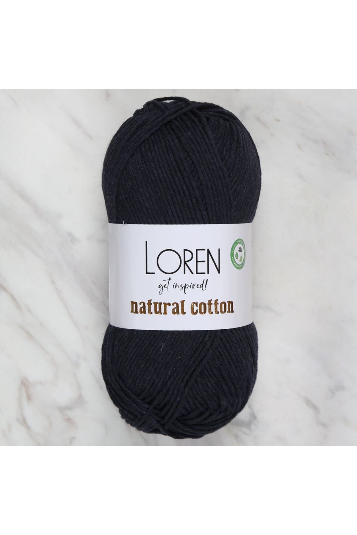 Loren Natural Cotton Lacivert El Örgü İpi - R005 - 33900