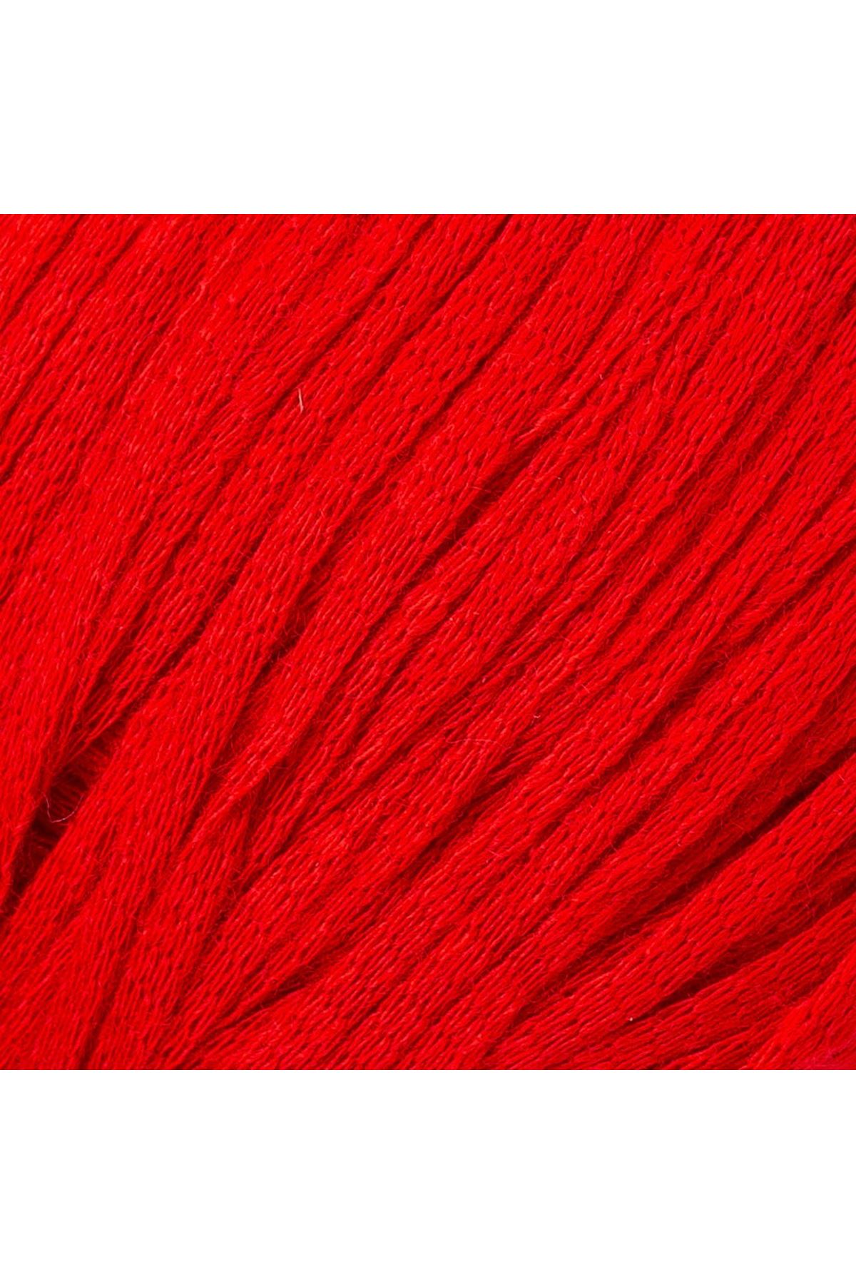 La Mia Fettucia Kırmızı El Örgü İpi - L092 - 33882