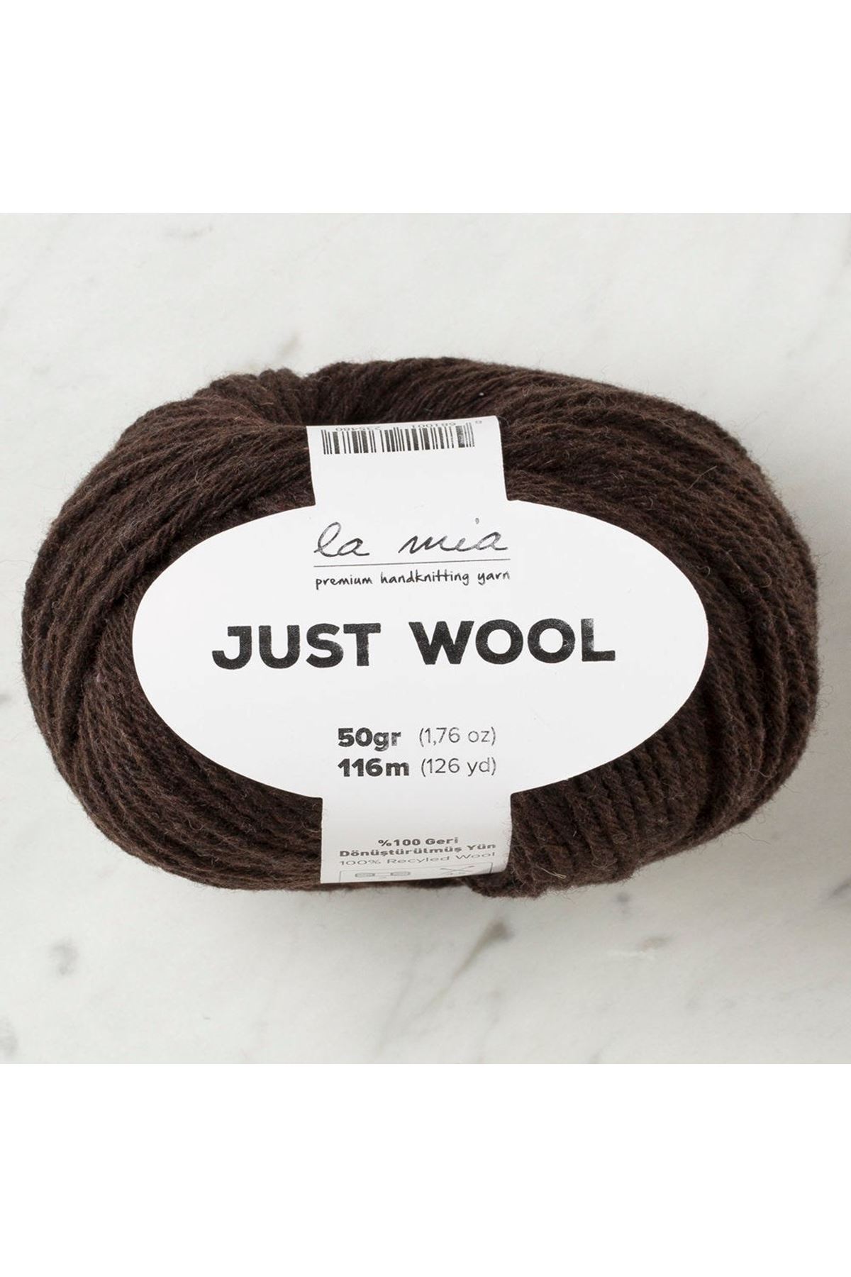 La Mia Just Wool Koyu Kahve El Örgü İpi - LT006 - 33838