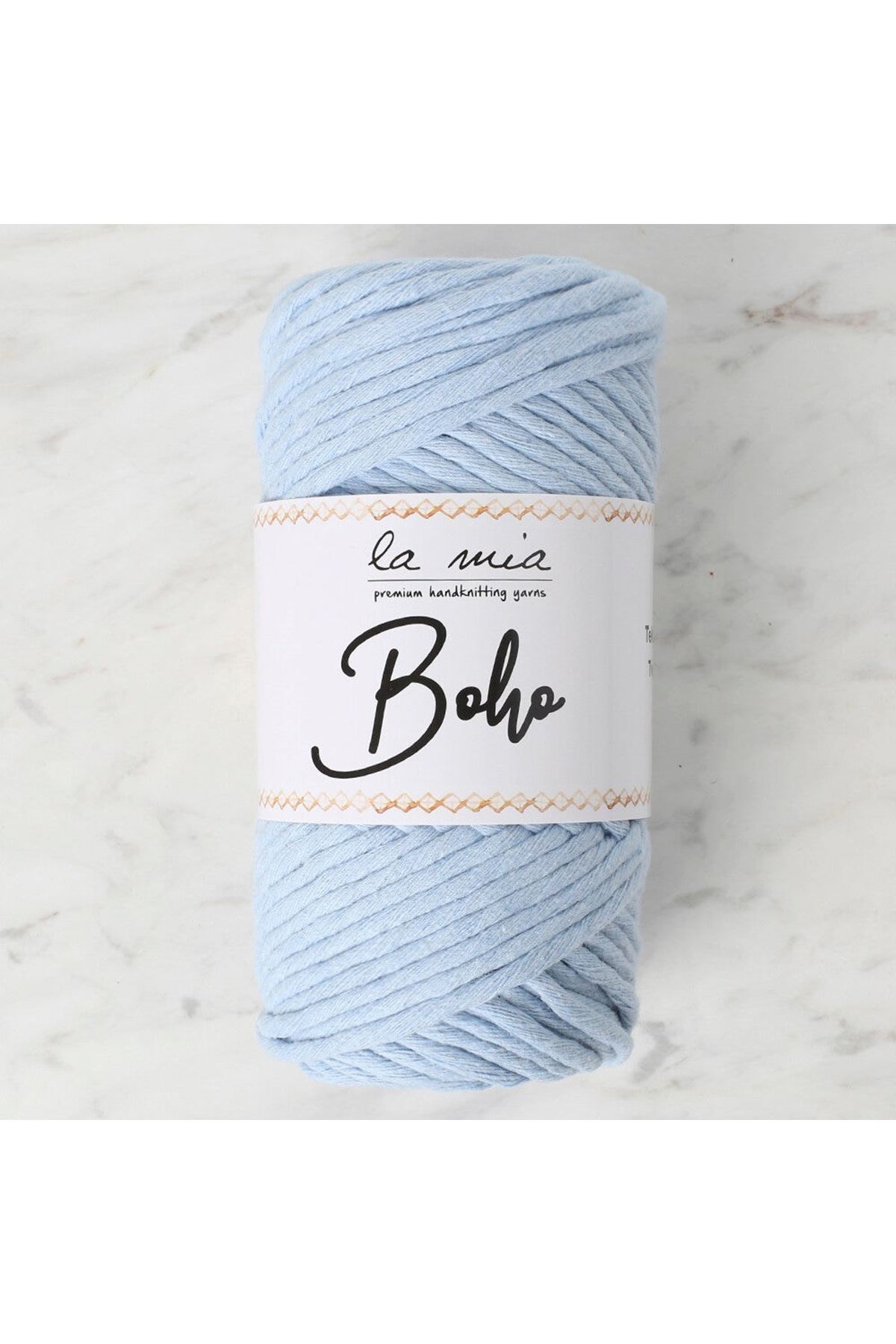 La Mia Boho Açık Mavi Büküm Makrome İpi - L069 - 33995