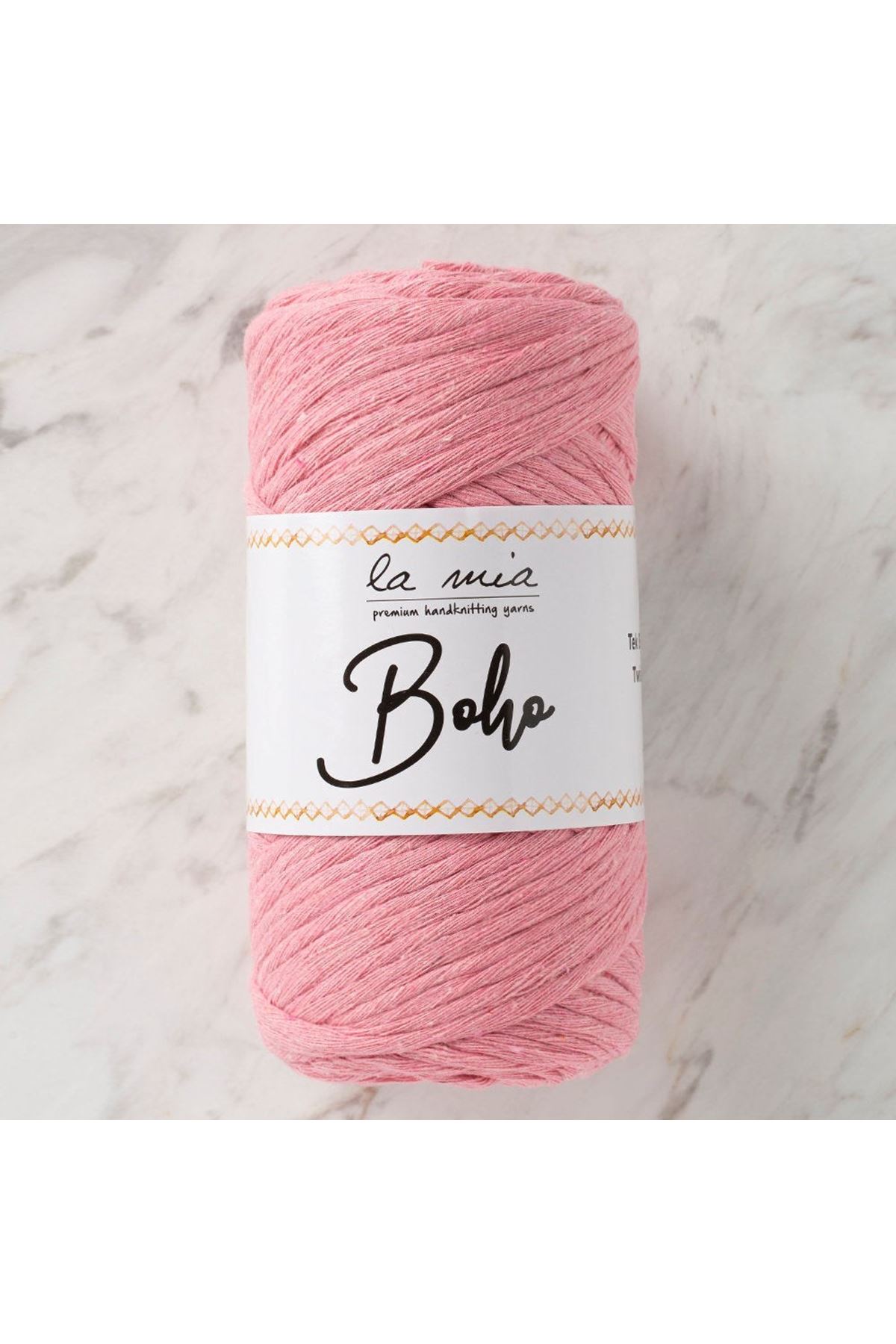 La Mia Boho Pembe Büküm Makrome İpi - L046 - 33989