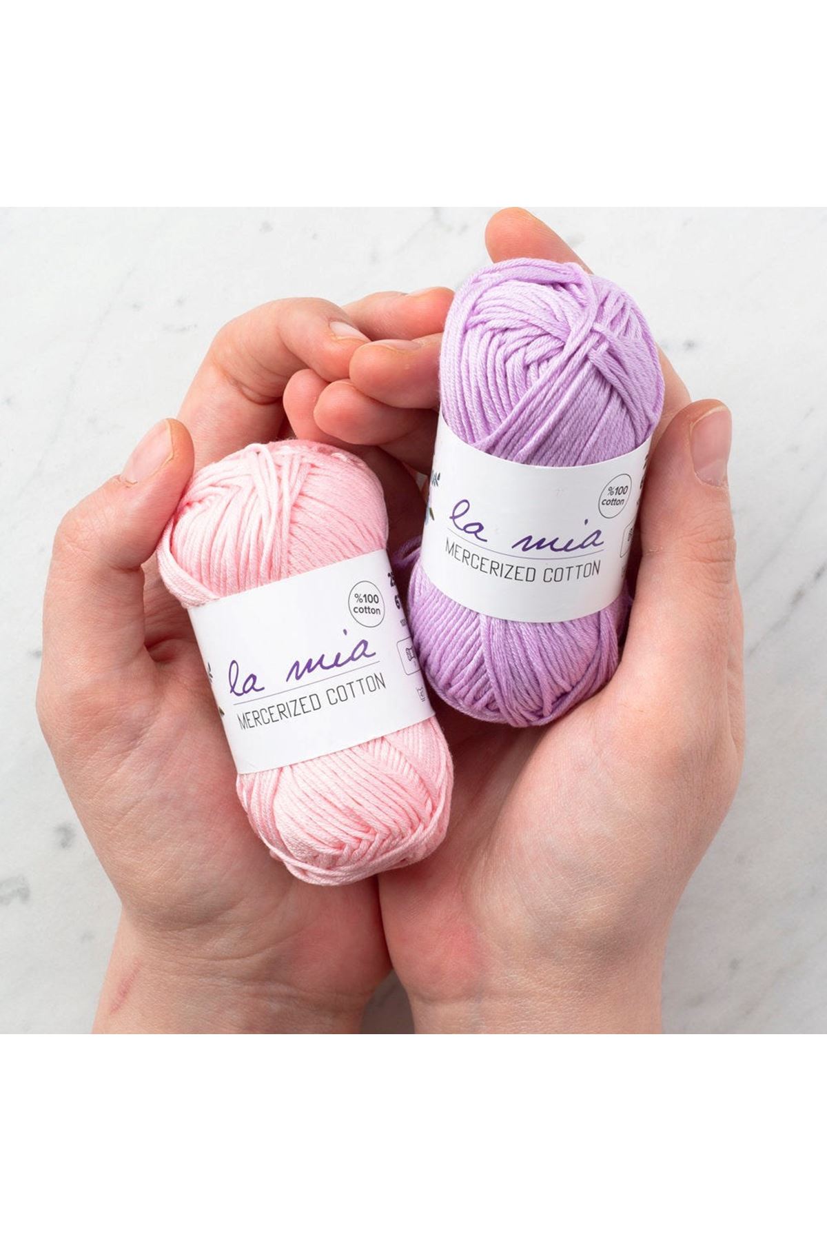 La Mia Mini Mercerized Cotton 20li Paket Renkli El Örgü İpi - 33825