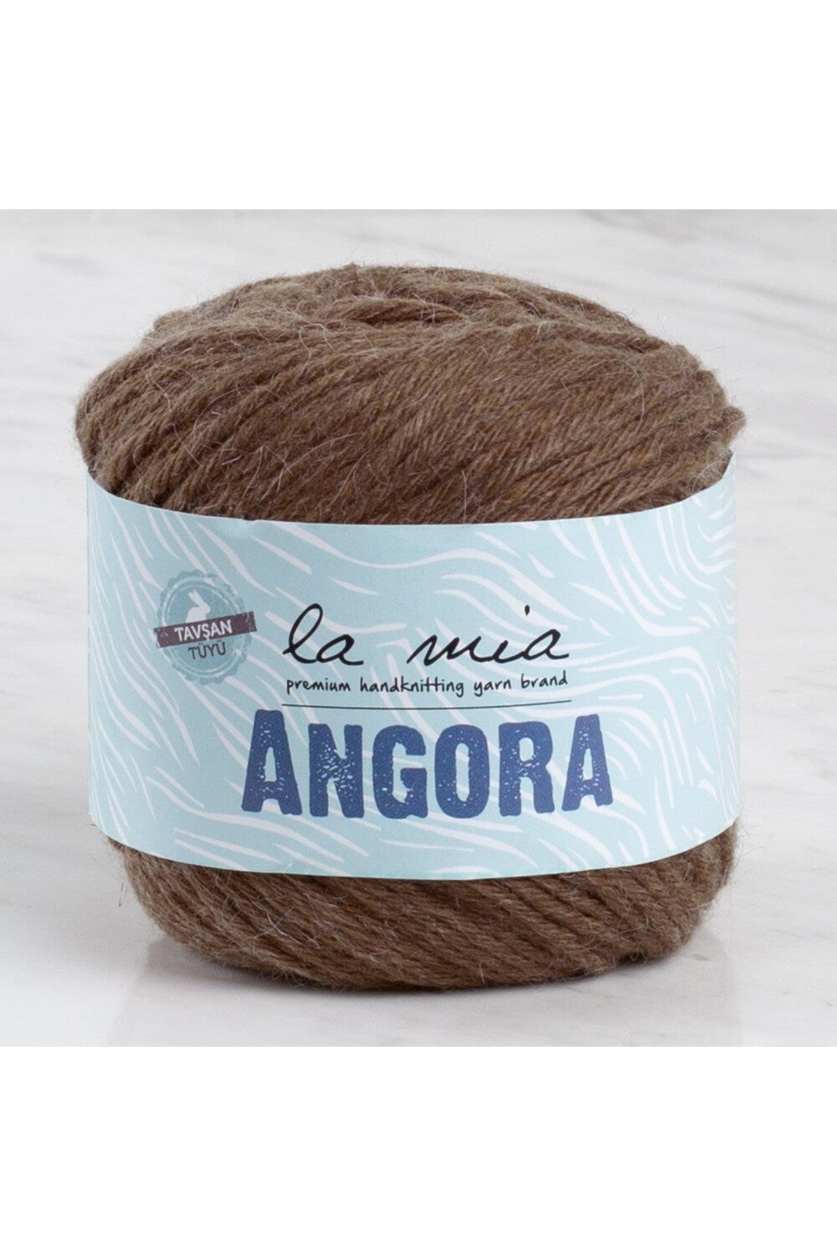 La Mia Angora 50gr Kahverengi El Örgü İpi - L133 - 33808