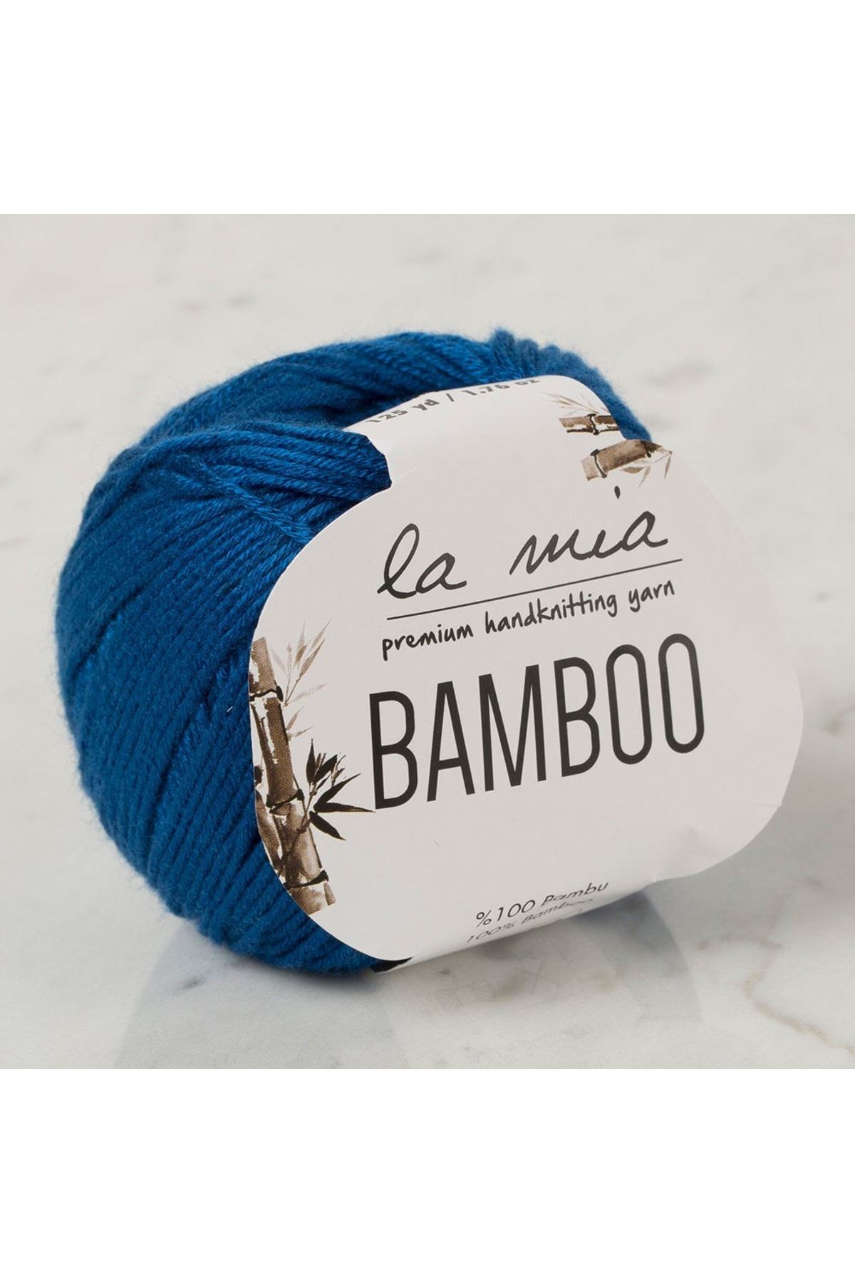 La Mia Bamboo Lacivert El Örgü İpi - L196 - 33856