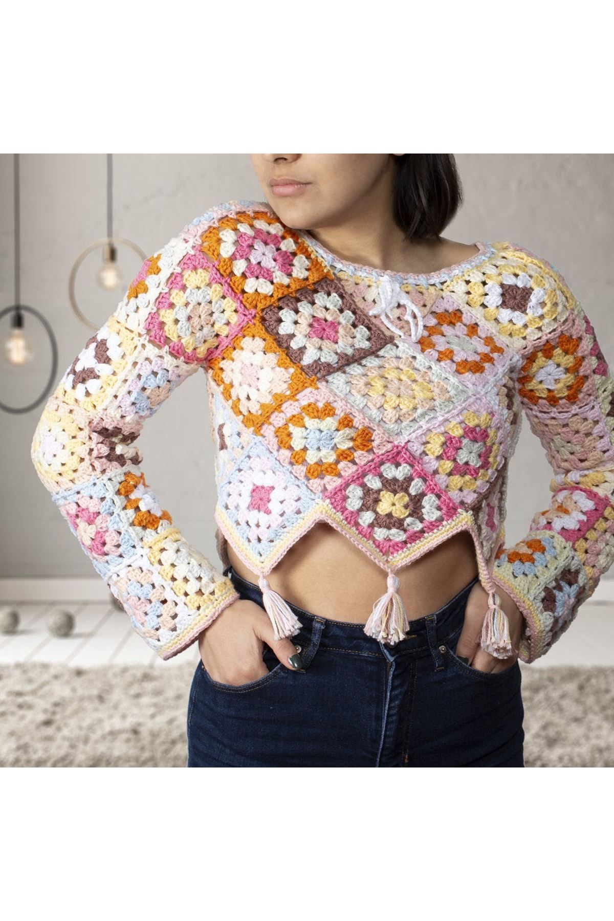 La Mia Pastel Cotton Lila El Örgü İpi - L181 - 33958