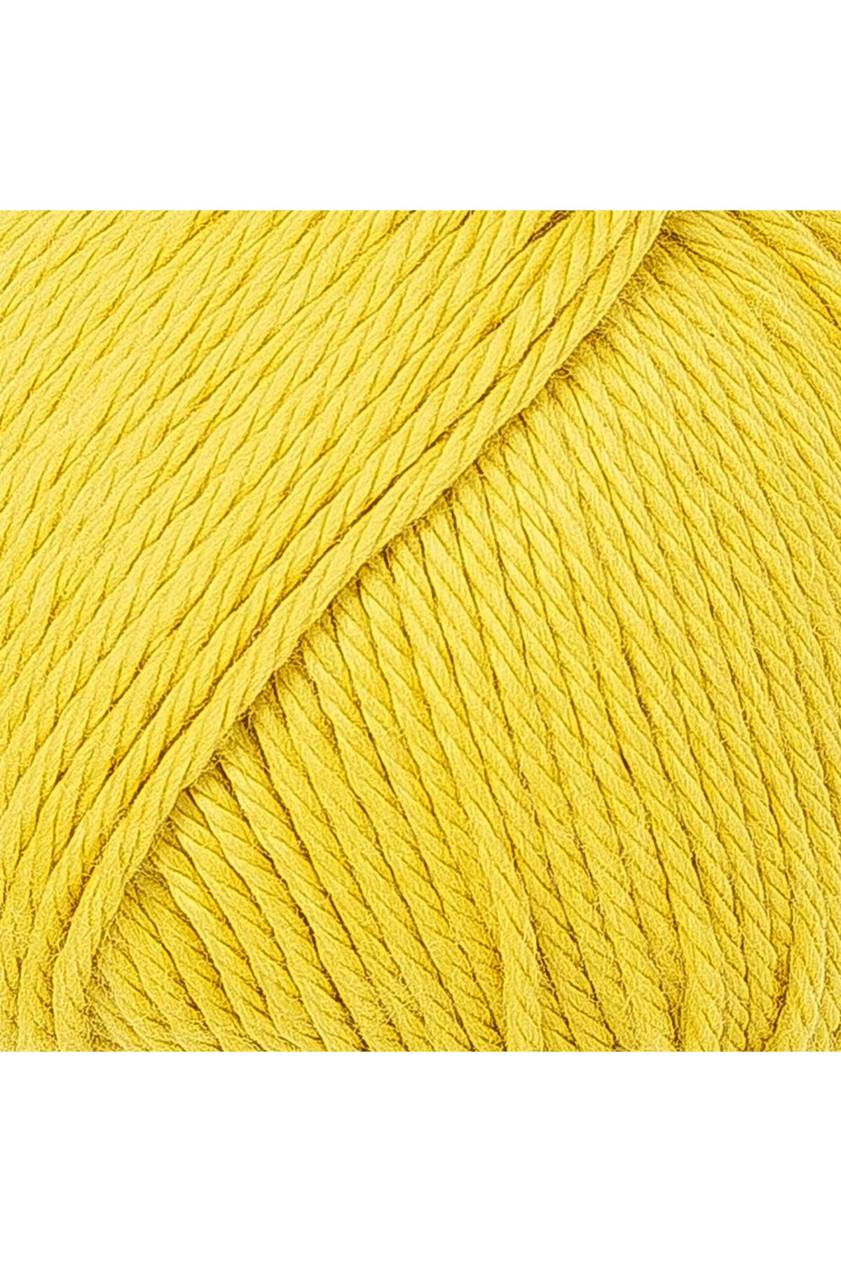 La Mia Pastel Cotton Hardal Sarı El Örgü İpi - L189 - 33955